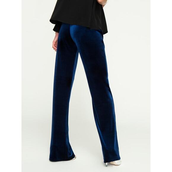 Reconnect Charlotte Straight Leg Velvet Maternity Velour Pants - Picture 3 of 10
